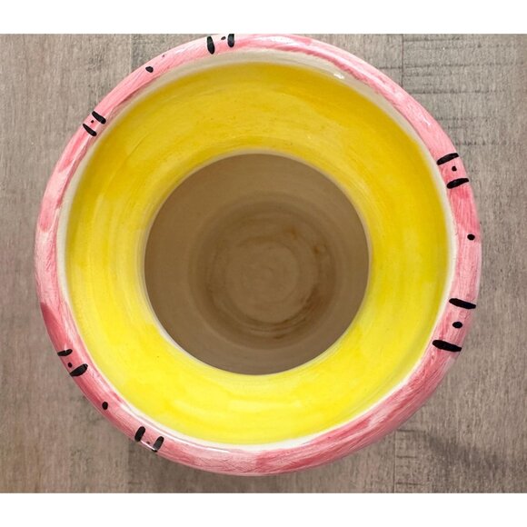 Vintage Handmade Studio Vase with Tulips Signed - Picture 7 of 7